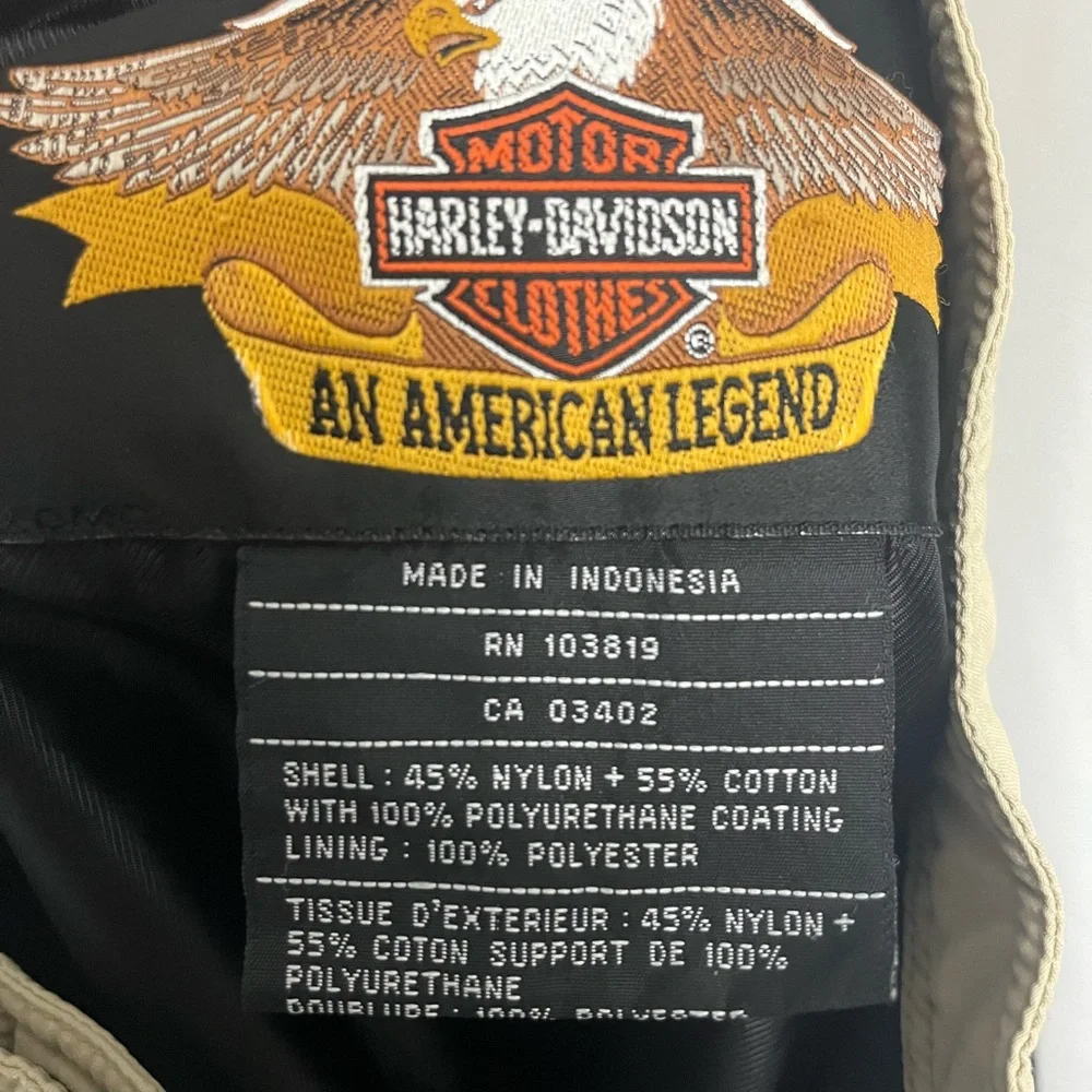 Harley Davidson Nylon/ Cotton Lined Jacket - Picture 11 of 12